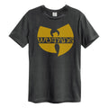 Holzkohle-Gelb - Front - Amplified - T-Shirt Logo für Herren-Damen Unisex