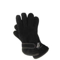 Schwarz - Back - FLOSO Fleece-Handschuhe für Kinder 3M Thinsulate (40g)