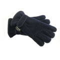 Marineblau - Back - FLOSO Fleece-Handschuhe für Kinder 3M Thinsulate (40g)