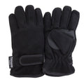 Schwarz - Front - FLOSO Fleece-Handschuhe für Kinder 3M Thinsulate (40g)