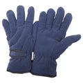 Marineblau - Front - FLOSO Herren Thinsulate Winter-Handschuhe - Ski-Handschuhe - Thermo-Handschuhe - Fleece-Handschuhe