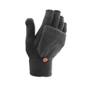 Schwarz - Back - FLOSO Damen Winter Handschuhe, fingerlos