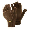Braun - Front - FLOSO Damen Winter Handschuhe, fingerlos