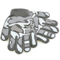 Grau - Front - Jungen Handschuhe mit Camouflage Muster