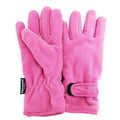 Pink - Front - FLOSO Mädchen Thinsulate Fleece Thermo-Handschuhe