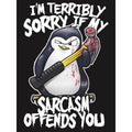 Schwarz - Side - Psycho Penguin Damen Tanktop Sarcasm
