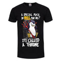 Schwarz - Front - Psycho Penguin Herren T-Shirt A Special Place In Hell