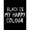 Schwarz - Lifestyle - Grindstore - "Black Is My Happy Colour" Kapuzenpullover für Herren