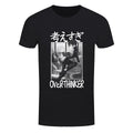 Schwarz-Weiß - Front - Tokyo Spirit - "Over-Thinker" T-Shirt für Herren