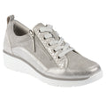 Silber - Front - Lunar - Damen Sneaker "Kiley"