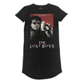 Schwarz - Front - The Lost Boys - T-Shirt-Kleid für Damen