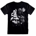 Schwarz - Back - Star Wars - T-Shirt für Herren-Damen Unisex