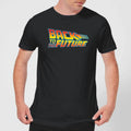 Schwarz - Back - Back To The Future - T-Shirt für Herren-Damen Unisex