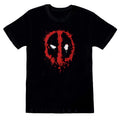 Schwarz-Rot - Front - Deadpool - T-Shirt für Herren-Damen Unisex
