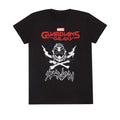 Schwarz - Front - Guardians Of The Galaxy - "Crossbones" T-Shirt für Herren-Damen Unisex