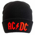 Schwarz-Rot - Front - AC-DC - Mütze Logo