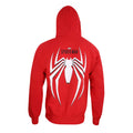 Rot - Back - Spider-Man - Kapuzenpullover für Herren-Damen Unisex