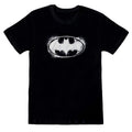 Schwarz-Weiß - Front - Batman - T-Shirt für Herren-Damen Unisex
