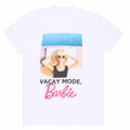 Weiß - Front - Barbie - "Vacay Mode" T-Shirt für Herren-Damen Unisex