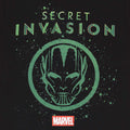Schwarz-Grün - Back - Secret Invasion - T-Shirt Logo für Herren-Damen Unisex