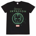 Schwarz-Grün - Front - Secret Invasion - T-Shirt Logo für Herren-Damen Unisex