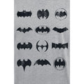 Grau meliert - Side - Batman - T-Shirt für Herren-Damen Unisex