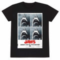 Schwarz - Front - Jaws - "Don't Go In The Water" T-Shirt für Herren-Damen Unisex