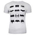 Grau meliert - Front - Batman - T-Shirt für Herren-Damen Unisex