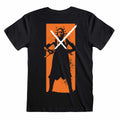 Schwarz - Back - Star Wars - "Balance" T-Shirt für Herren-Damen Unisex
