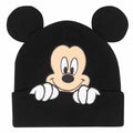 Schwarz - Front - Mickey Mouse & Friends - "Peeping" Mütze
