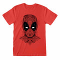 Rot - Front - Deadpool - T-Shirt für Herren-Damen Unisex
