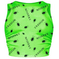 Grün - Front - Beetlejuice - Kurzes Top für Damen