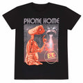 Schwarz - Front - E.T - "Phone Home" T-Shirt für Herren-Damen Unisex