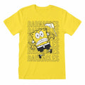 Gelb - Front - SpongeBob SquarePants - "Barnacles" T-Shirt für Herren-Damen Unisex