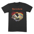 Schwarz - Front - Rainbow - "Rising" T-Shirt für Herren-Damen Unisex