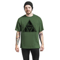 Grün - Lifestyle - Nintendo - "Triforce" T-Shirt für Herren-Damen Unisex
