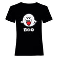 Schwarz-Weiß - Front - Super Mario - T-Shirt für Herren-Damen Unisex