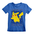 Blau - Side - Pokemon Kinder T-Shirt I Choose You