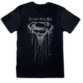 Schwarz - Front - Superman - T-Shirt für Herren-Damen Unisex
