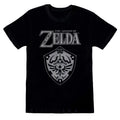 Schwarz - Front - Nintendo - "Legend Of Zelda" T-Shirt für Herren-Damen Unisex