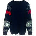 Marineblau-Grau-Rot - Back - Jaws - Sweatshirt für Herren-Damen Unisex - weihnachtliches Design