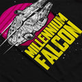 Schwarz - Pack Shot - Star Wars Kinder T-Shirt Millennium Falcon