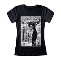 Schwarz-Grau - Front - Junji-Ito - T-Shirt für Damen