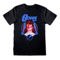 Schwarz - Front - David Bowie - T-Shirt für Herren-Damen Unisex