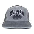 Grau - Front - Batman - Logo - Baseball-Mütze - Baumwolle, Polyester