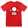 Rot - Front - Super Mario - "Power Up" T-Shirt für Herren-Damen Unisex