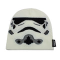 Weiß - Front - Star Wars - Trooper-Gesicht - Mütze