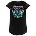 Schwarz - Front - Ghostbusters - "Arcade" T-Shirt-Kleid für Damen