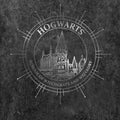 Schwarz - Side - Harry Potter - "Hogwarts Constellation" T-Shirt für Damen