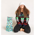 Bunt - Side - The Joker - "Haha Holiday" Pullover für Herren-Damen Unisex - weihnachtliches Design